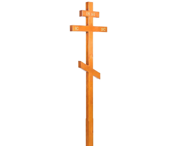Деревянный крест из бруса1010 К08БА